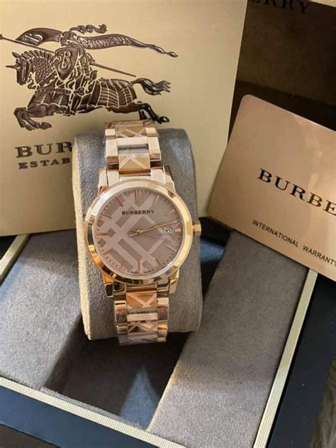 rose gold burberry watch real vs fake|how to tell if a watch is real.